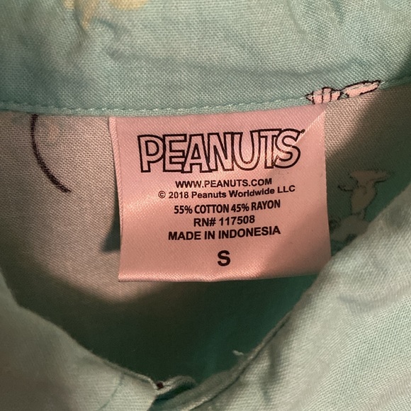 Good Condition Pirate Snoopy collared, button-down shirt. - Picture 4 of 7